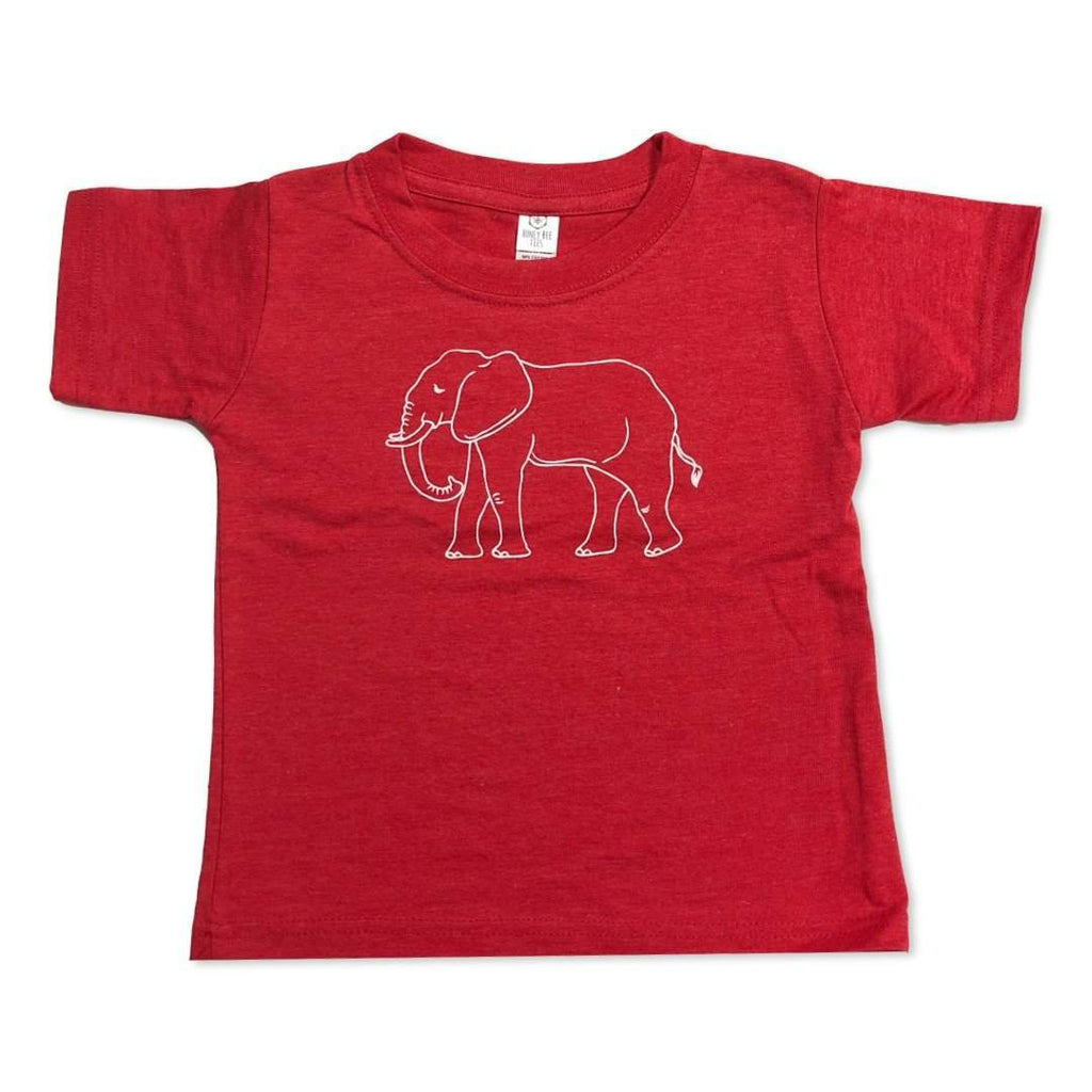 Elephant Short Sleeve Tee-Honey Bee Tees-Comfort Colors