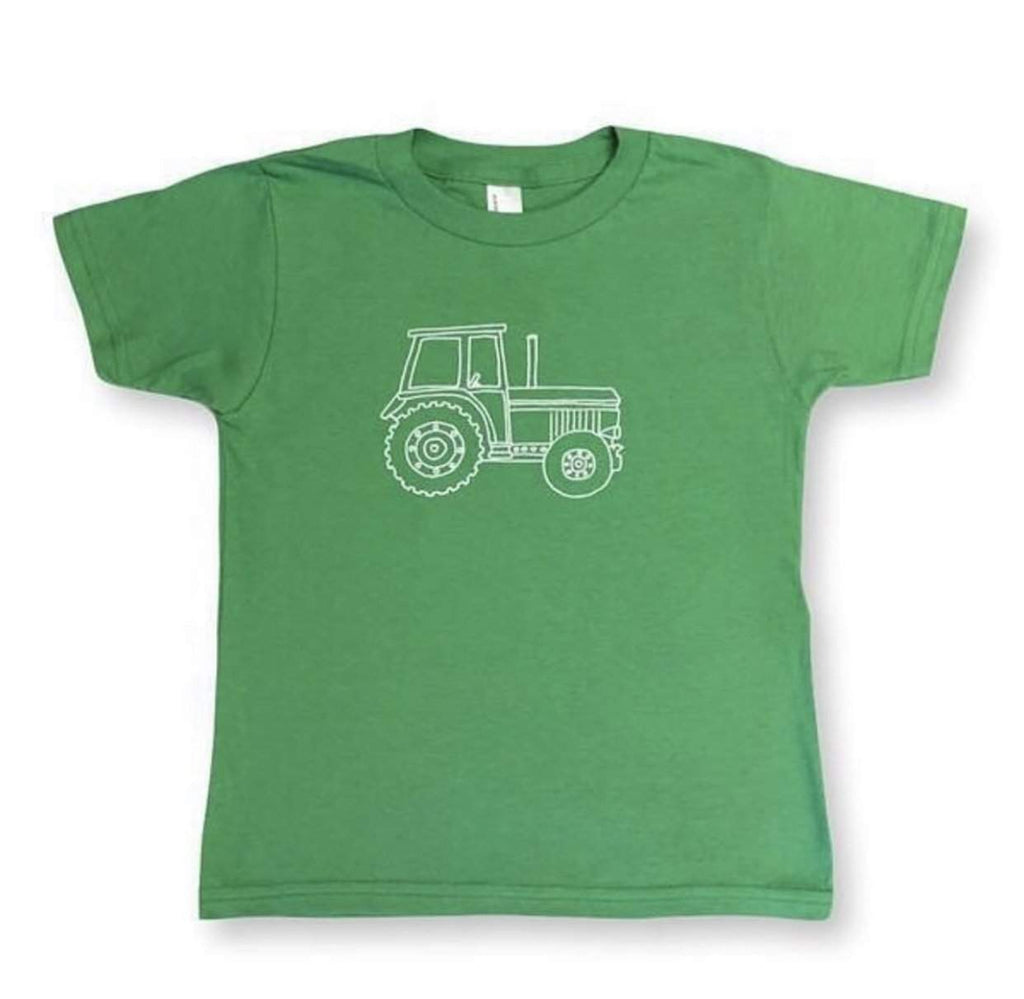 Big Green Tractor Short Sleeve Tee-Honey Bee Tees-Comfort Colors