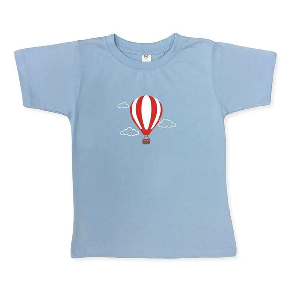 Hot Air Balloon Short Sleeve Tee-Honey Bee Tees-Monag
