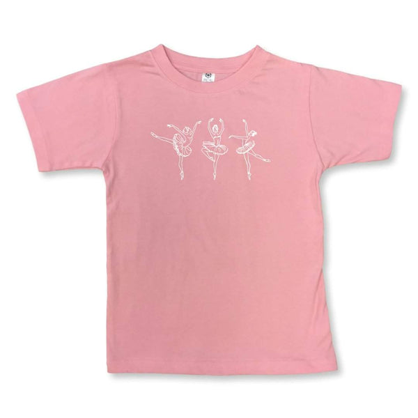 Ballerinas Short Sleeve Tee-Honey Bee Tees-Monag