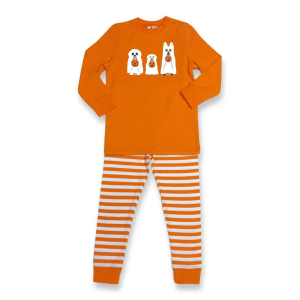 Boo Dogs Long Sleeve Sleepwear-Honey Bee Tees-