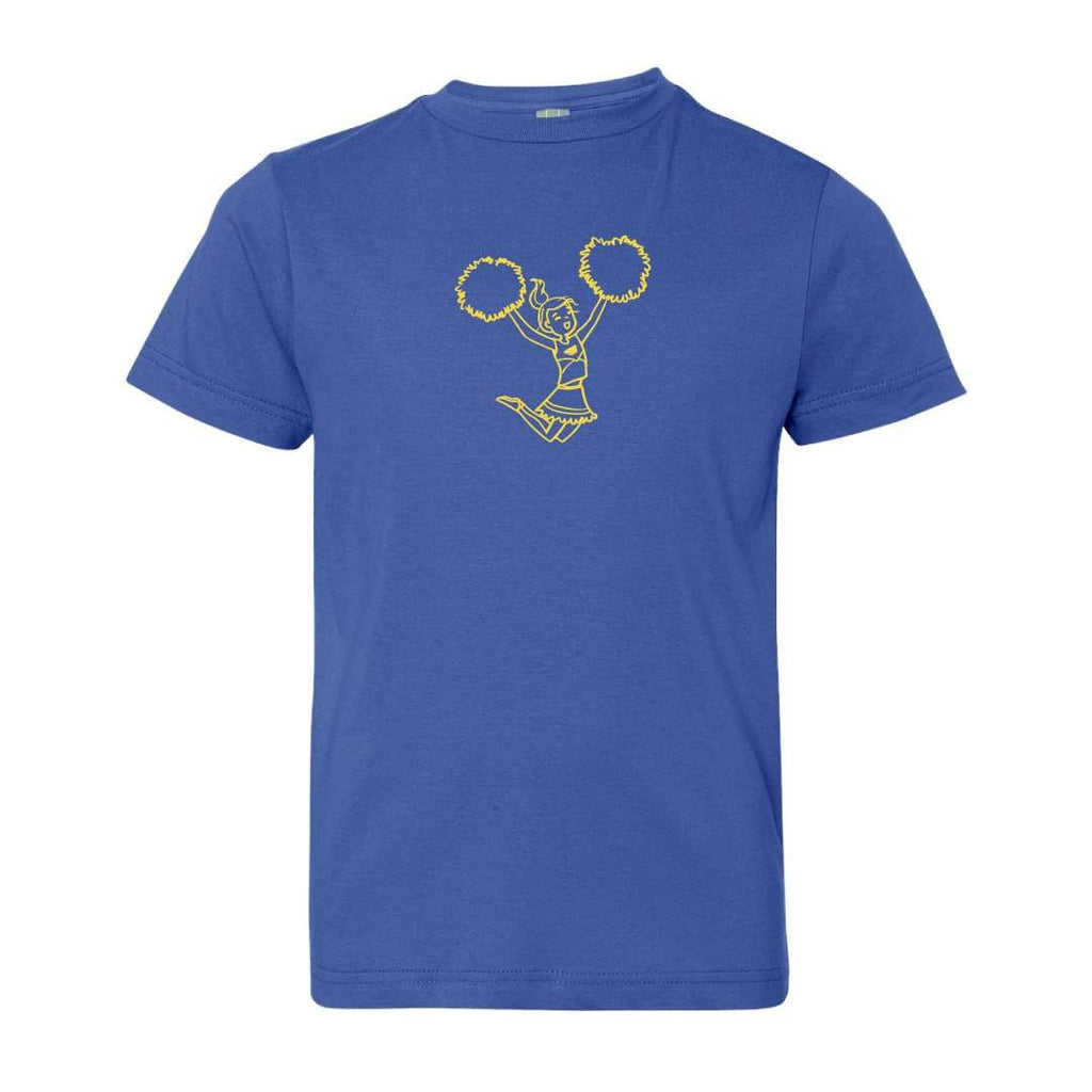 Cheerleader Short Sleeve Tee-Honey Bee Tees-Monag