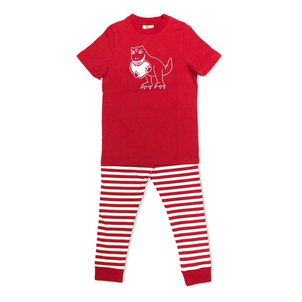 Short Sleeve Dino Love Sleepwear-Honey Bee Tees-