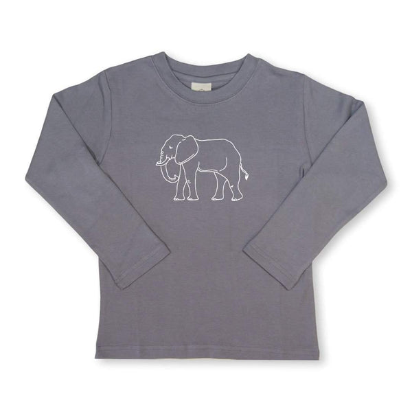 Elephant Long Sleeve Tee HBT-Honey Bee Tees-