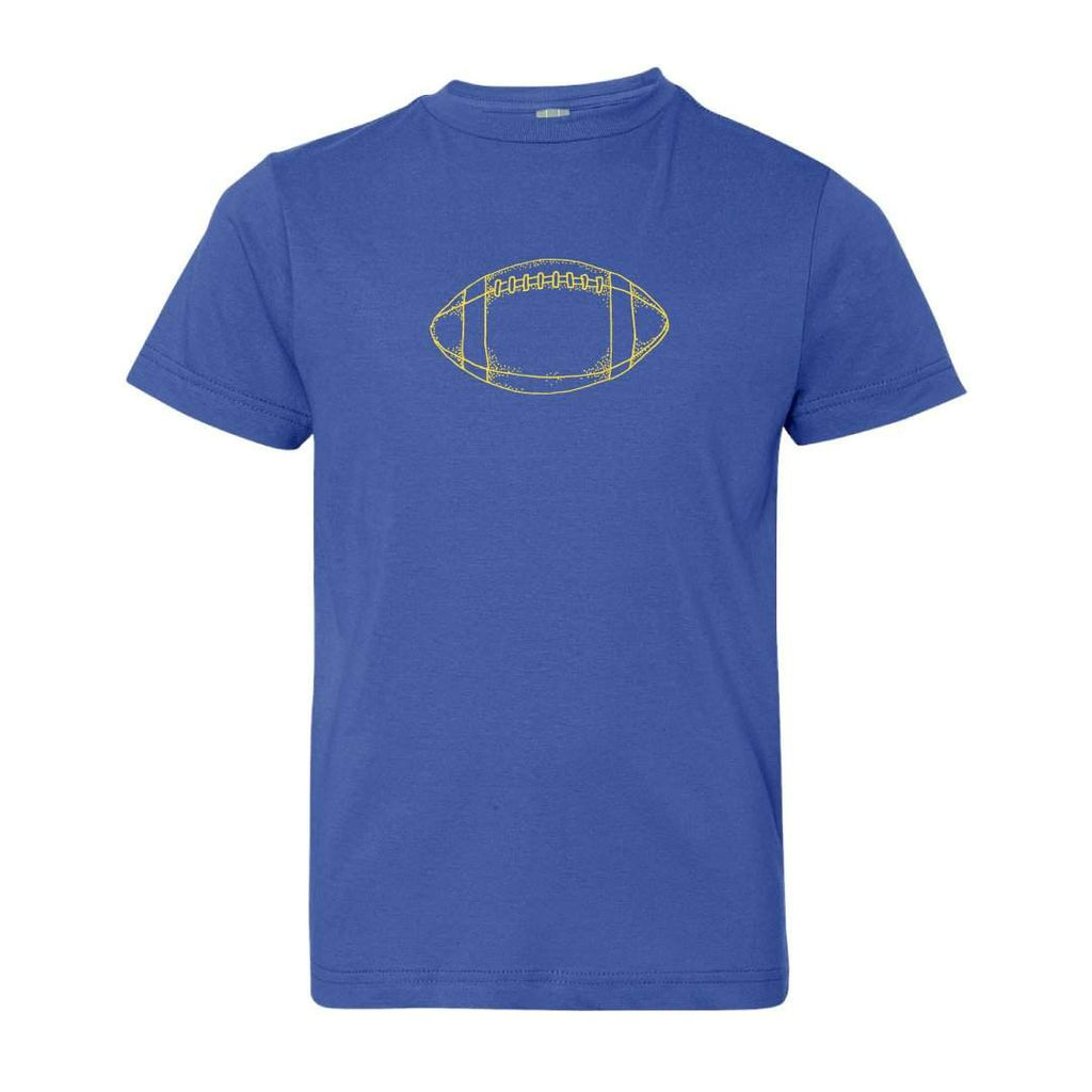 Football Short Sleeve Tee-Honey Bee Tees-Monag
