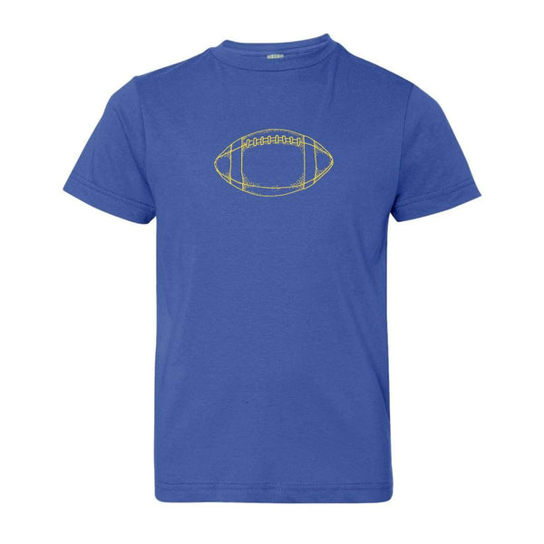 Football Short Sleeve Tee-Honey Bee Tees-Monag