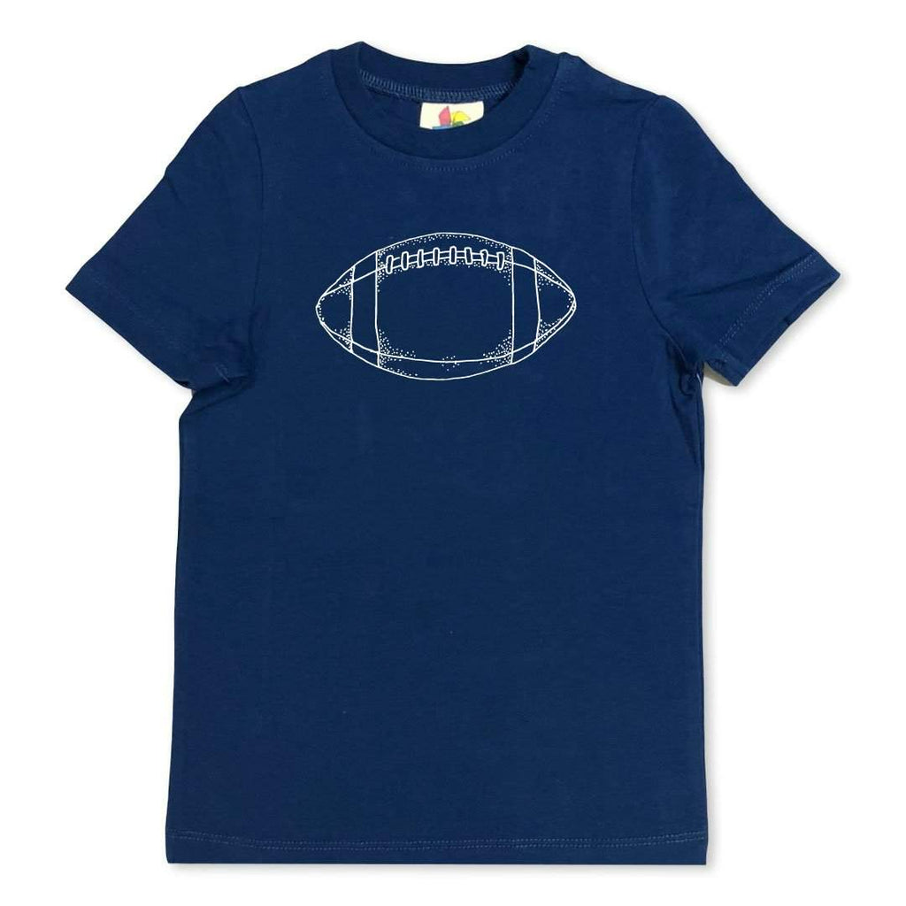 Short Sleeve Football Sleepwear-Honey Bee Tees-pajamas