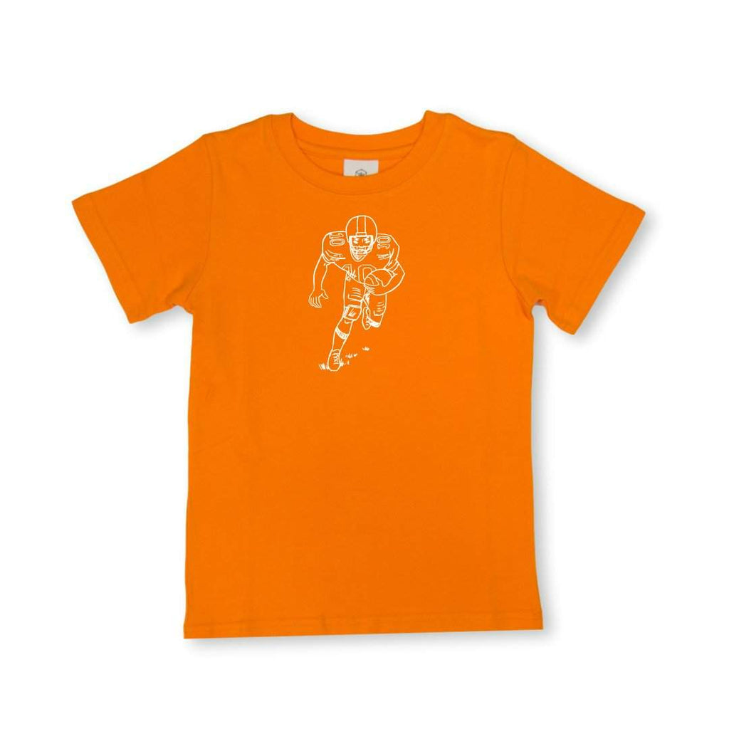 Football Player Short Sleeve Tee-Honey Bee Tees-American Apparel