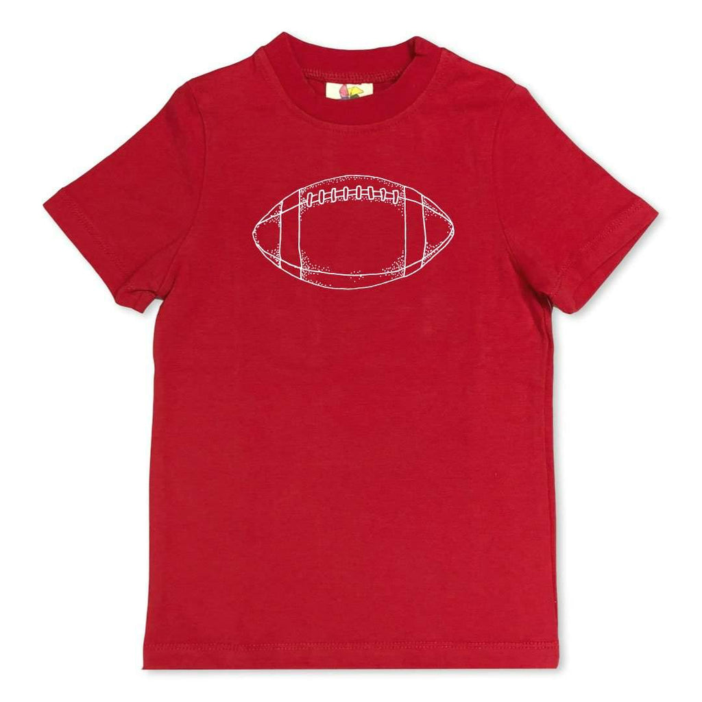 Short Sleeve Football Sleepwear-Honey Bee Tees-pajamas