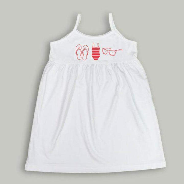Fun in the Sun Sleeveless Dress-Honey Bee Tees-