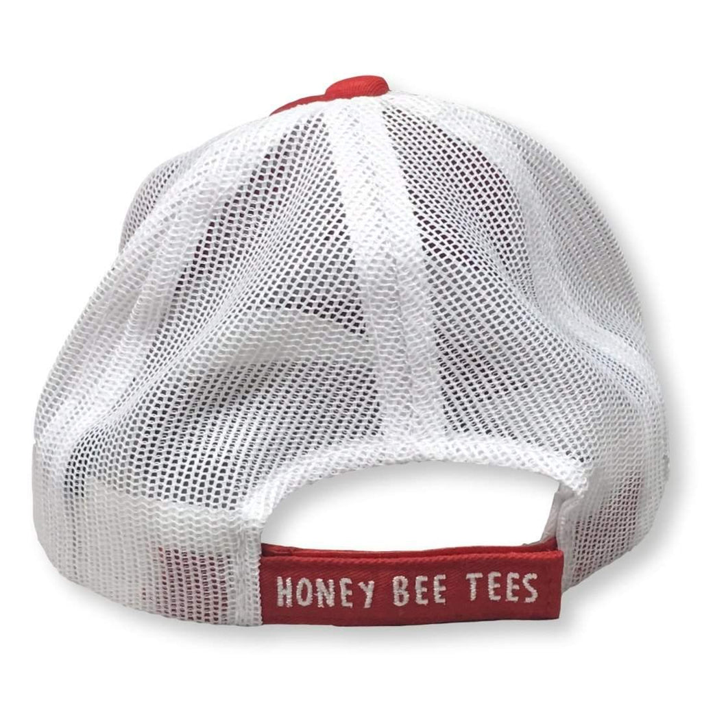 Flag Children's Trucker Hat-Honey Bee Tees-