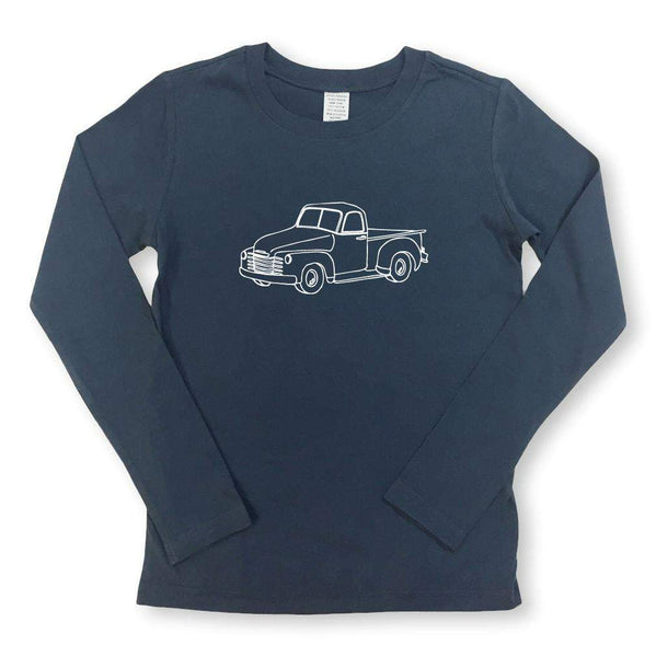 Vintage Truck Long Sleeve Tee Kavio-Honey Bee Tees-