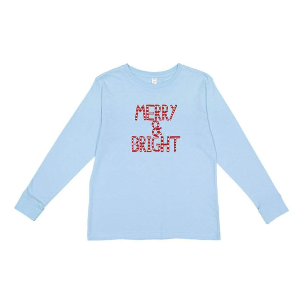 Merry & Bright Long Sleeve Tee-Honey Bee Tees-