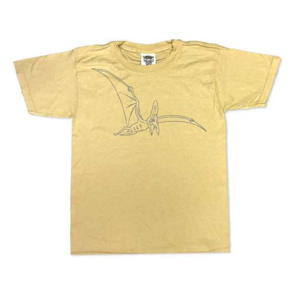 Pterodactyl Short Sleeve Tee-Honey Bee Tees-Comfort Colors