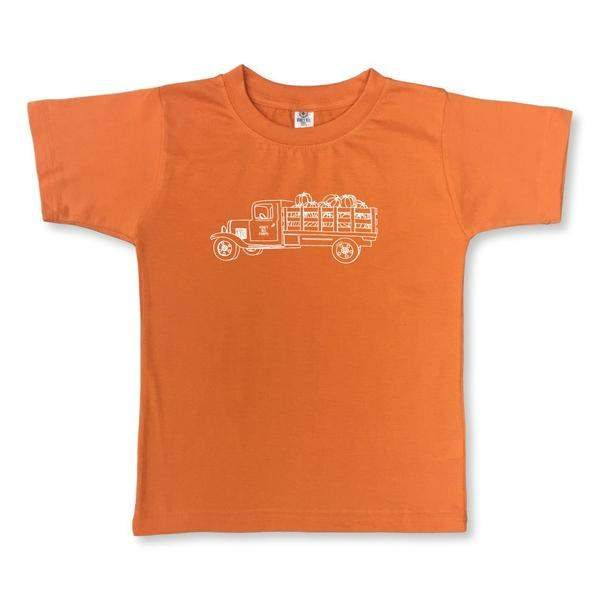 Pumpkin Truck Short Sleeve Tee-Honey Bee Tees-