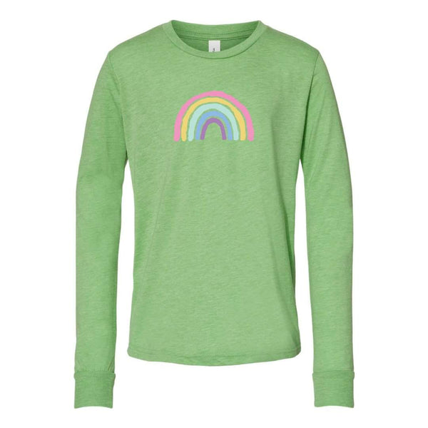 Rainbow Long Sleeve Tee-Honey Bee Tees-