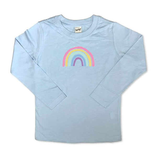 Rainbow Long Sleeve Tee-Honey Bee Tees-