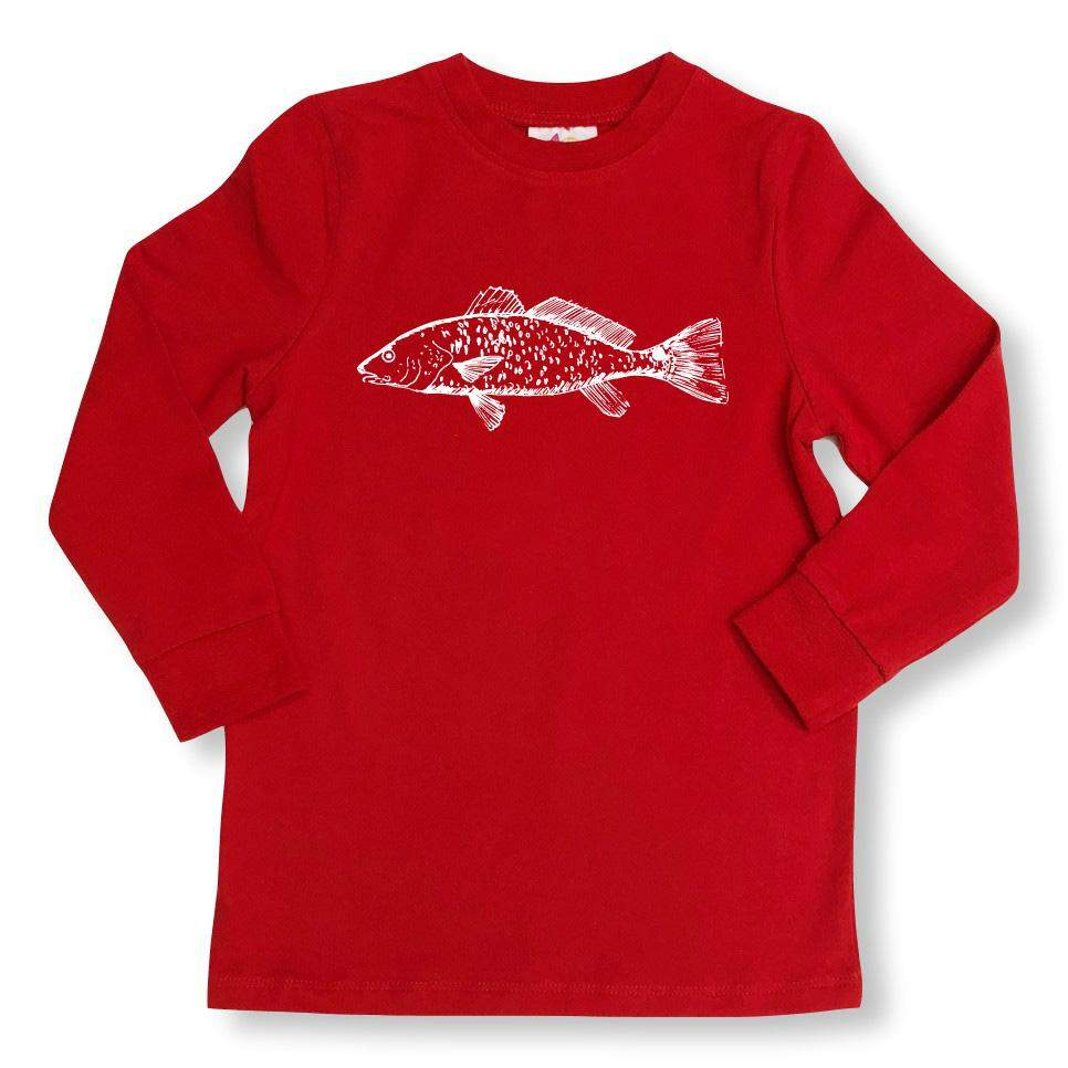 Long Sleeve Redfish Sleepwear-Honey Bee Tees-pajamas