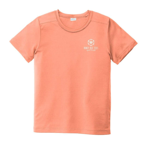 Saltwater Swimmer Short Sleeve UPF Tee-Honey Bee Tees-