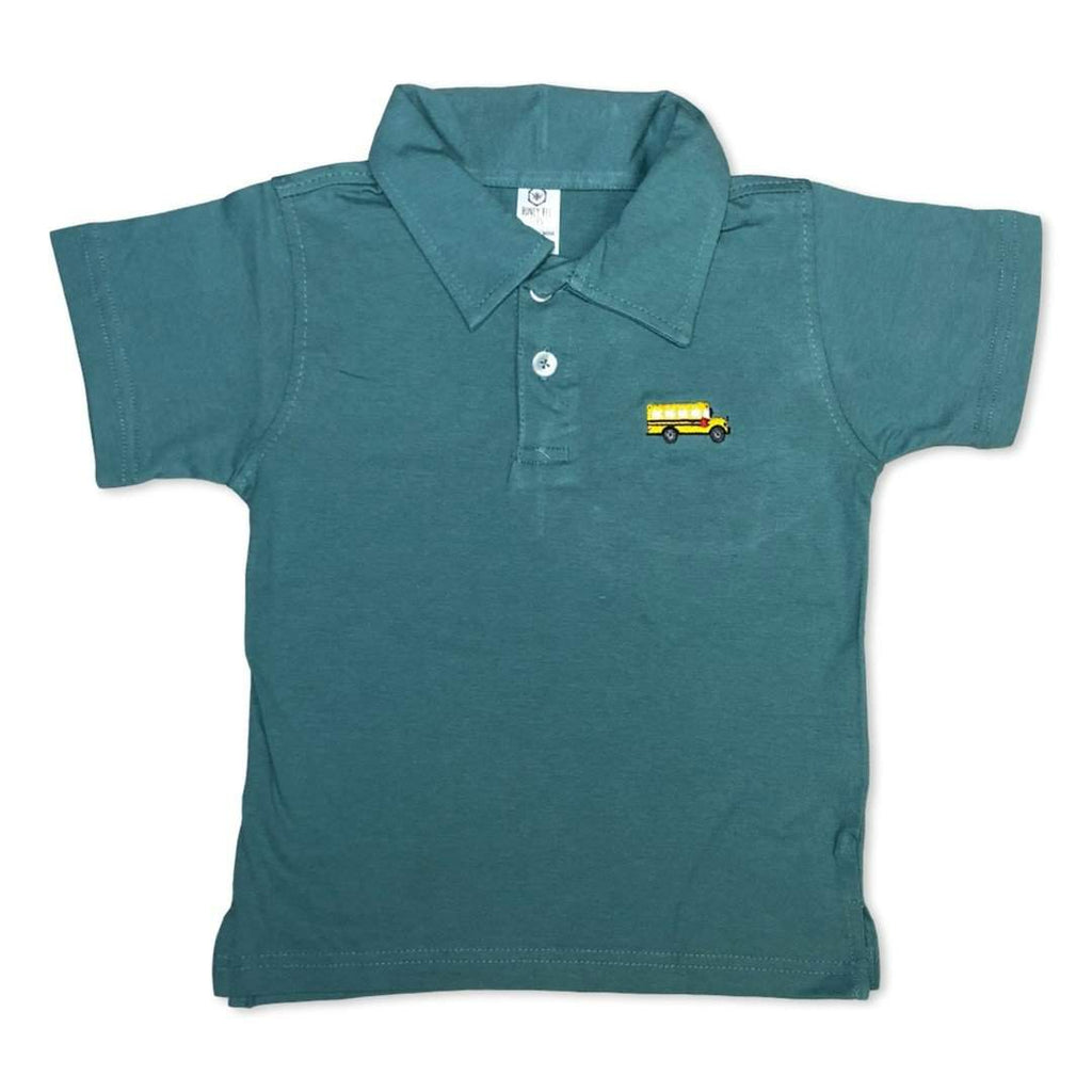 School Bus Polo Tee-Honey Bee Tees-Monag
