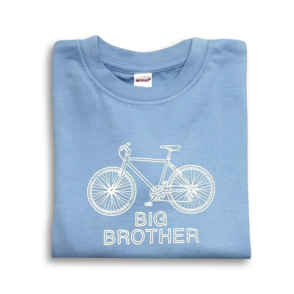 Big Brother Bicycle Short Sleeve Tee-Honey Bee Tees-Monag