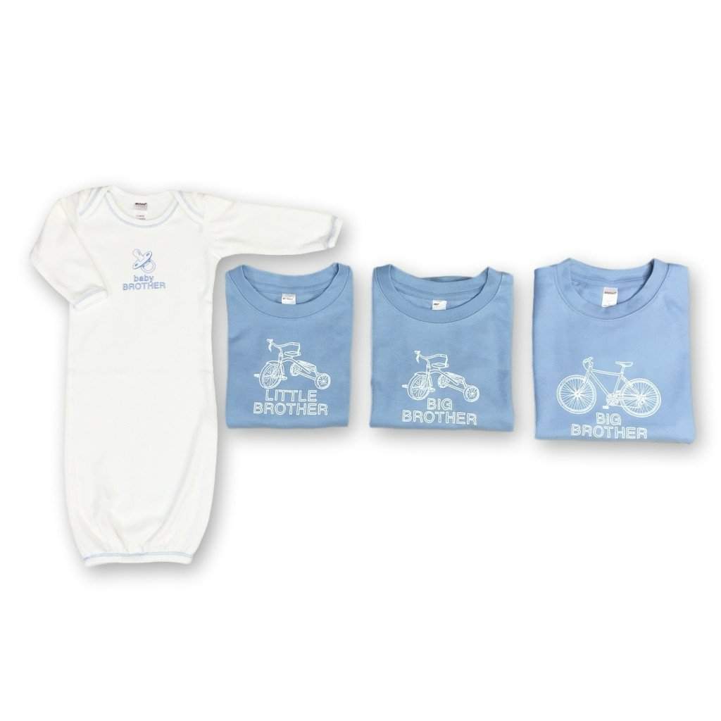 Big Brother Bicycle Short Sleeve Tee-Honey Bee Tees-Monag