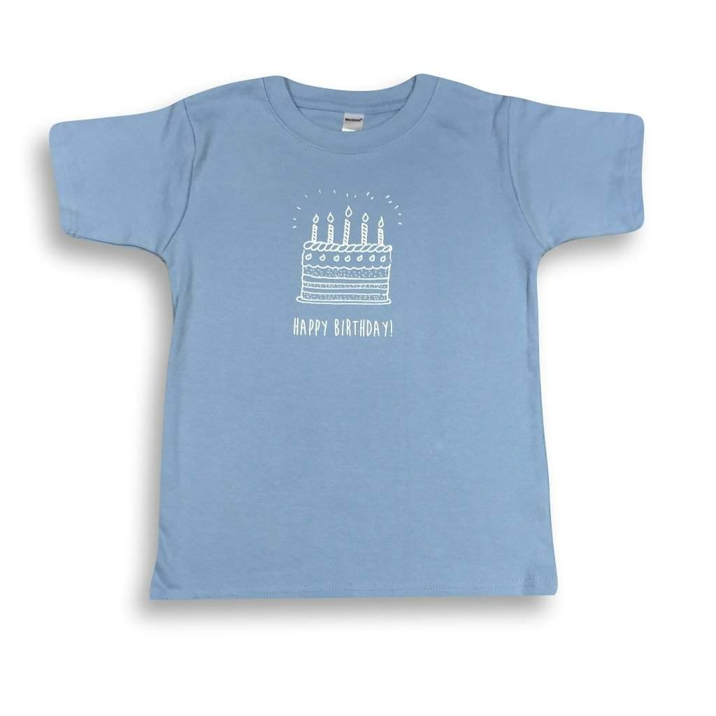 Birthday Cake Short Sleeve Tee-Honey Bee Tees-Monag