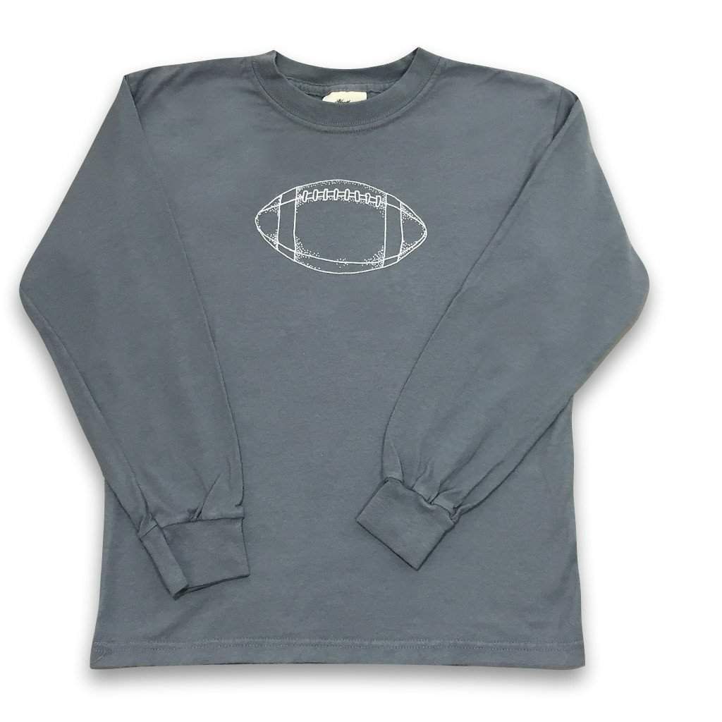 Football Long Sleeve Tee-Honey Bee Tees-Comfort Colors
