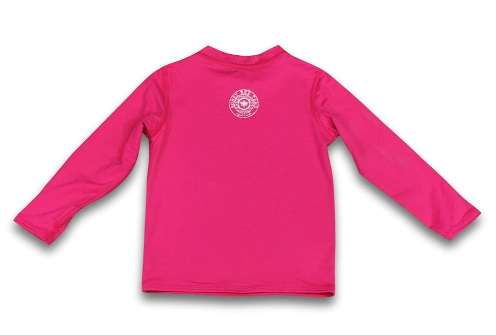 Mermaid Long Sleeve Rash Guard UPF 50+-Honey Bee Tees-