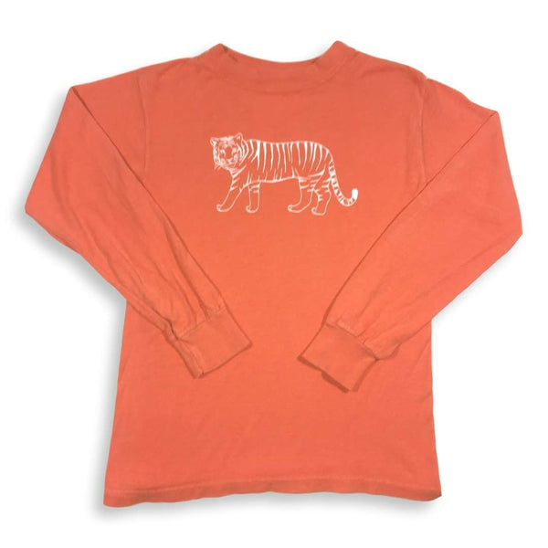 Tiger Long Sleeve Tee-Honey Bee Tees-Comfort Colors