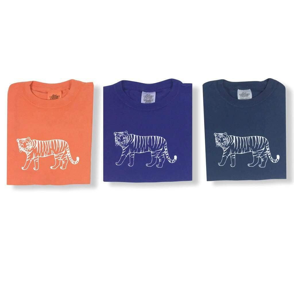 Tiger Short Sleeve Tee-Honey Bee Tees-Comfort Colors