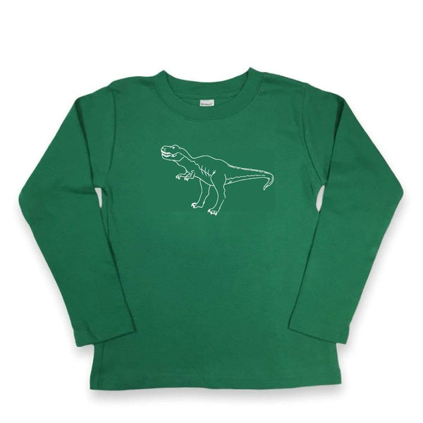 T-Rex Long Sleeve Tee-Honey Bee Tees-