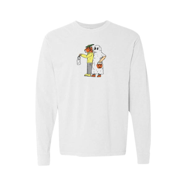 Trick or Treaters Long Sleeve Tee-Honey Bee Tees-