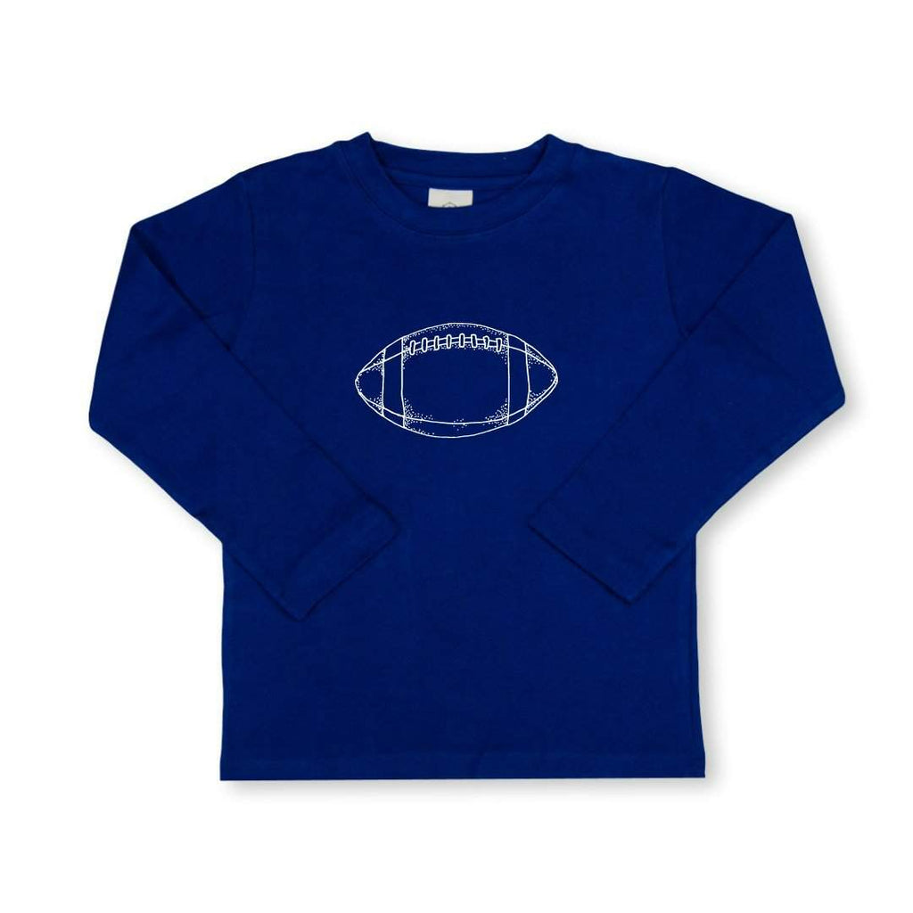 Football Long Sleeve Tee HBT-Honey Bee Tees-