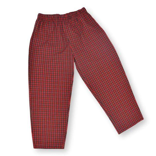 Vintage Y2K Tommy Hilfiger Flare Trousers in Red Plaid – Pop Sick Vintage