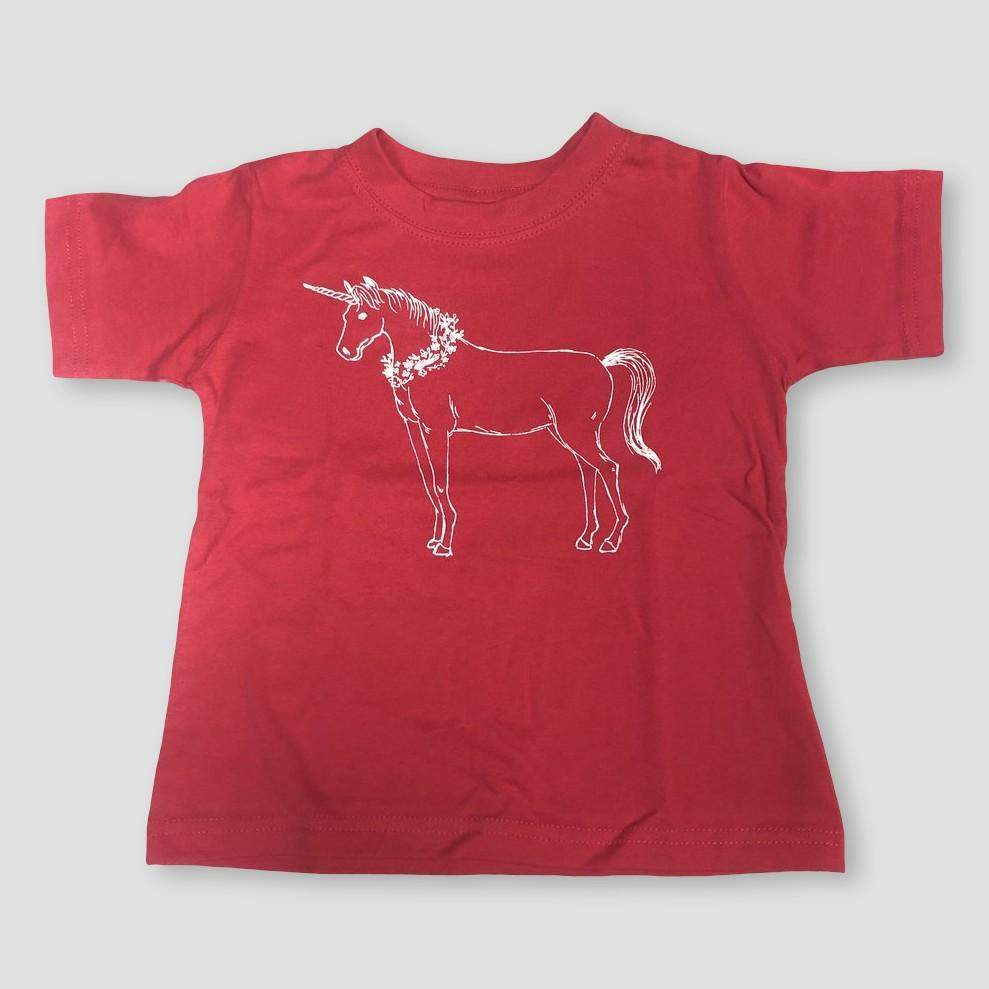Unicorn Short Sleeve Tee-Honey Bee Tees-Monag
