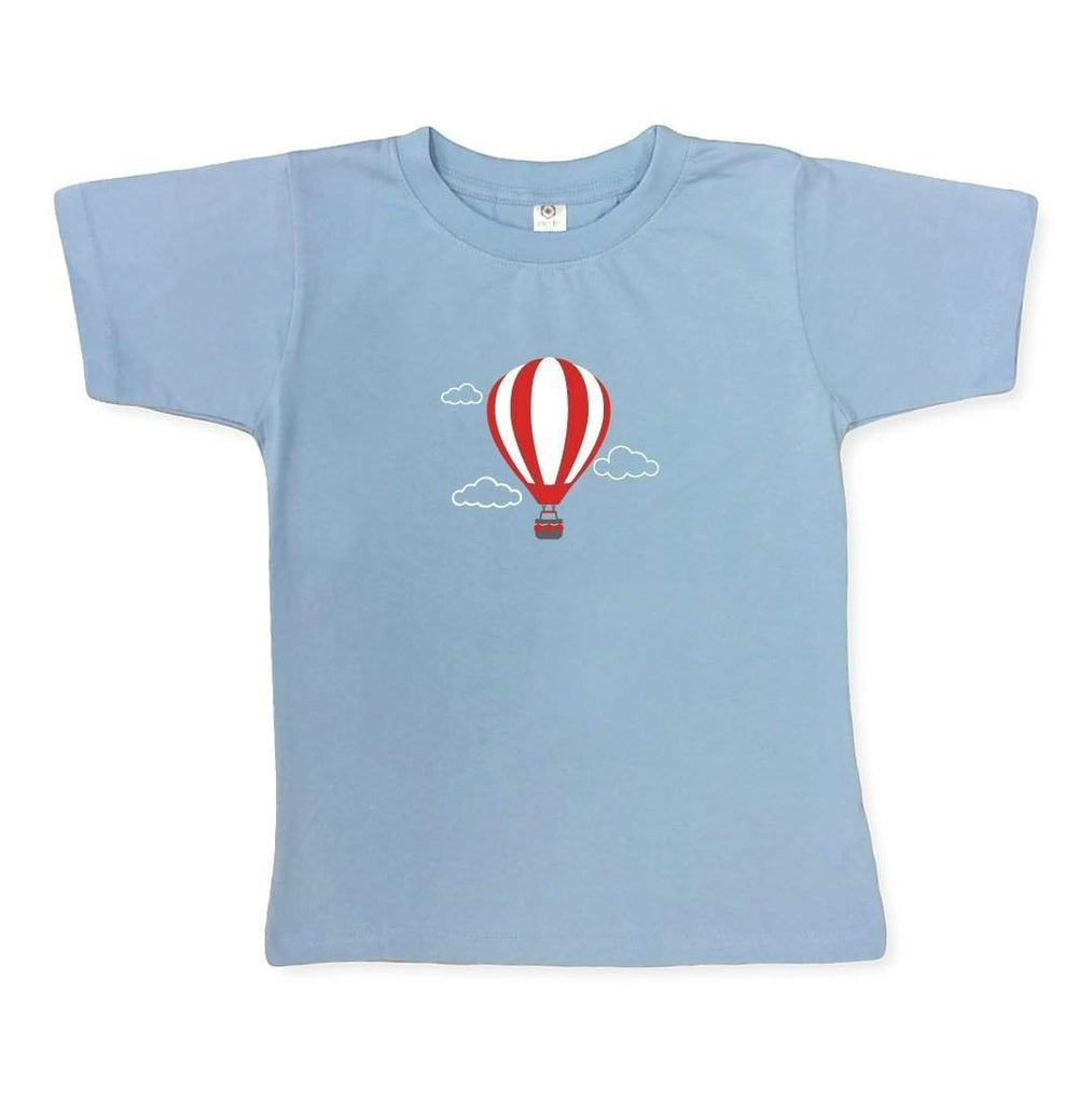 Hot Air Balloon Short Sleeve Tee-Honey Bee Tees-Monag