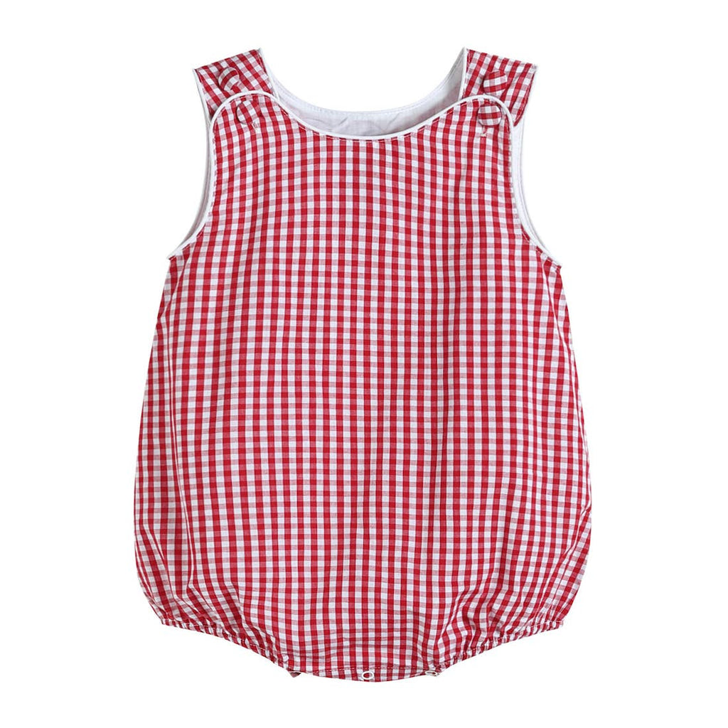 Red gingham clearance baby romper