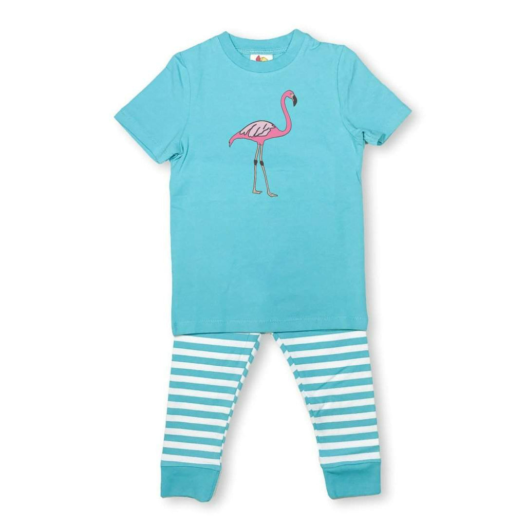 Short Sleeve Flamingo Sleepwear-Honey Bee Tees-