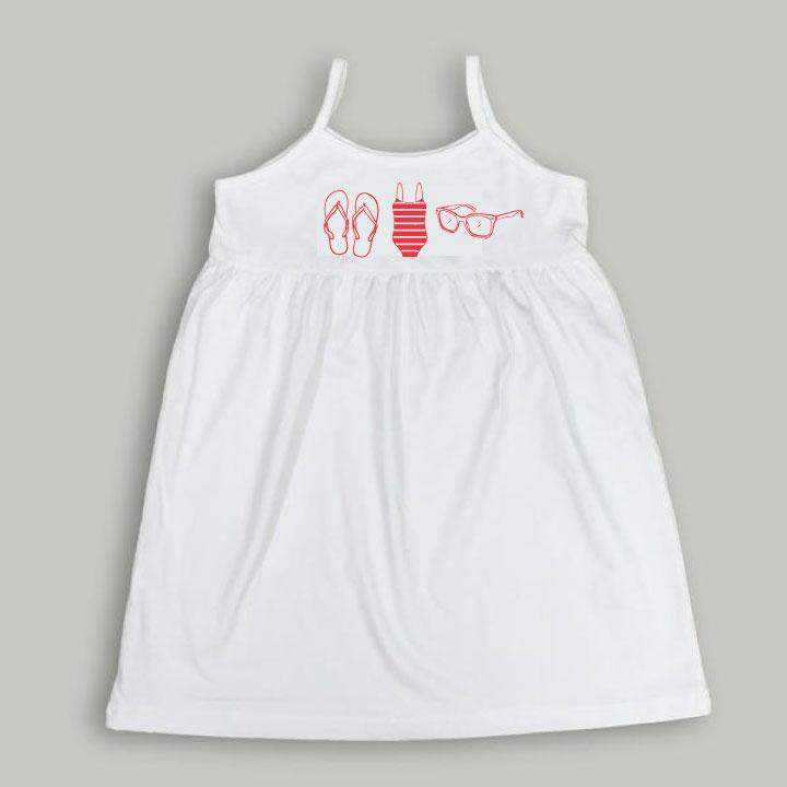 Fun in the Sun Sleeveless Dress-Honey Bee Tees-