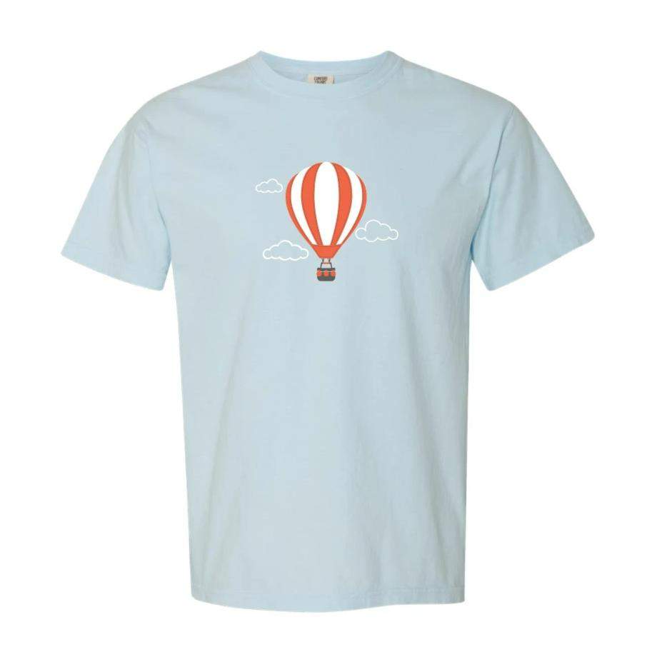 Hot Air Balloon Short Sleeve Tee-Honey Bee Tees-
