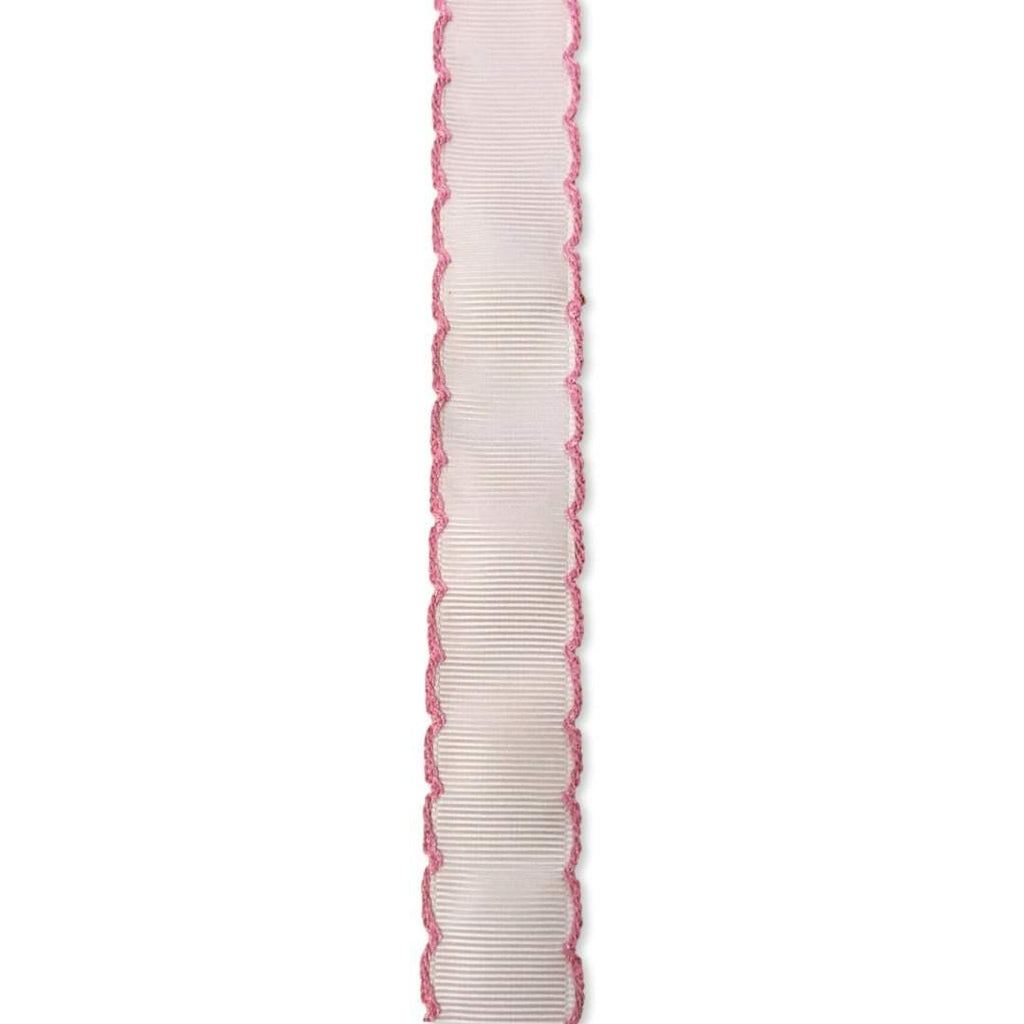 Shop our online store for Pearl Pink/White Grosgrain Moonstitch Bows with  Streamers Wee Ones you will love at great low costs