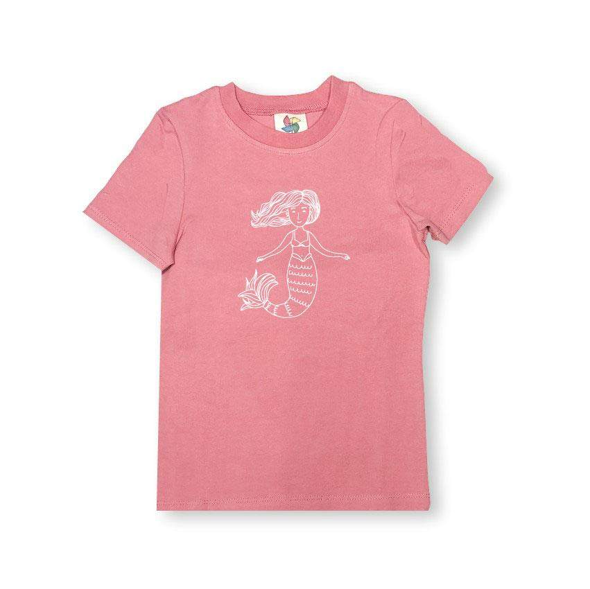 Short Sleeve Mermaid Sleepwear-Honey Bee Tees-cf-size-10