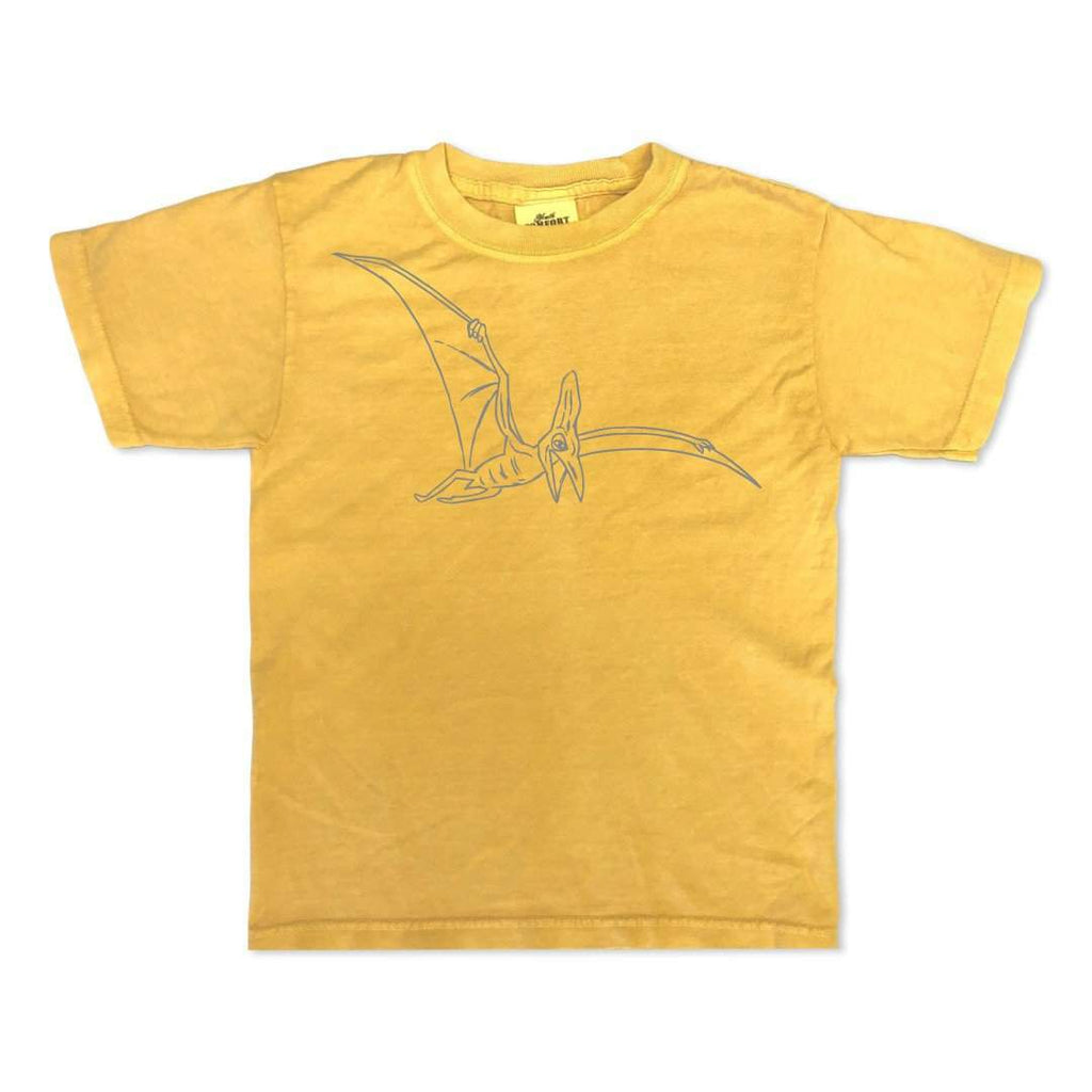 Pterodactyl Short Sleeve Tee-Honey Bee Tees-Comfort Colors