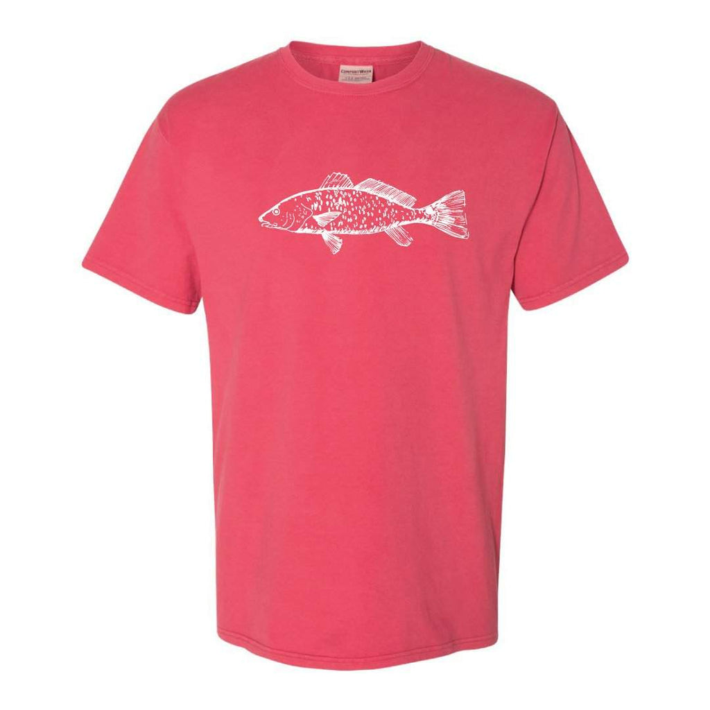 Redfish Short Sleeve Tee-Honey Bee Tees-cf-size-md,cf-size-sm,cf-size-xs,Comfort Colors