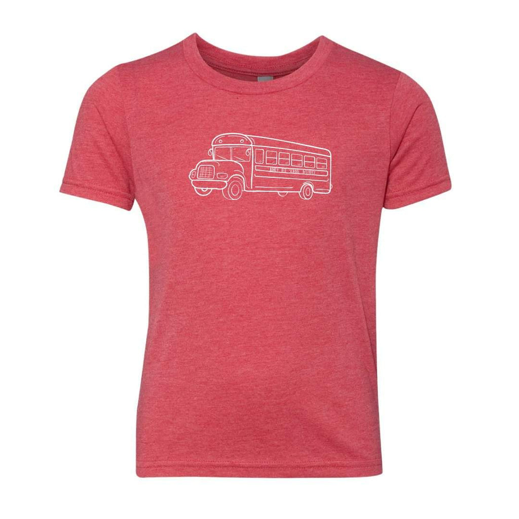 School Bus Short Sleeve Tee-Honey Bee Tees-
