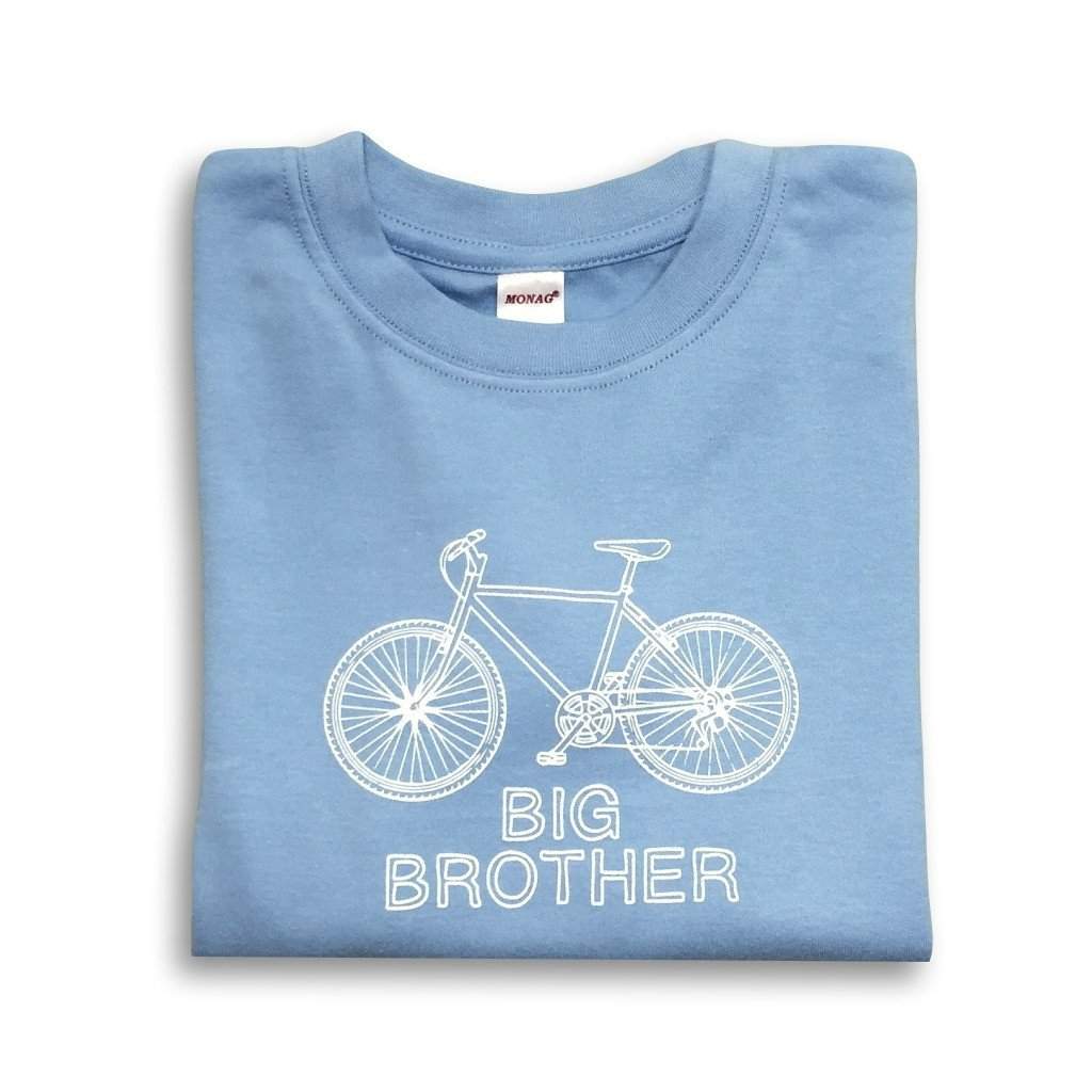 Big Brother Bicycle Short Sleeve Tee-Honey Bee Tees-Monag