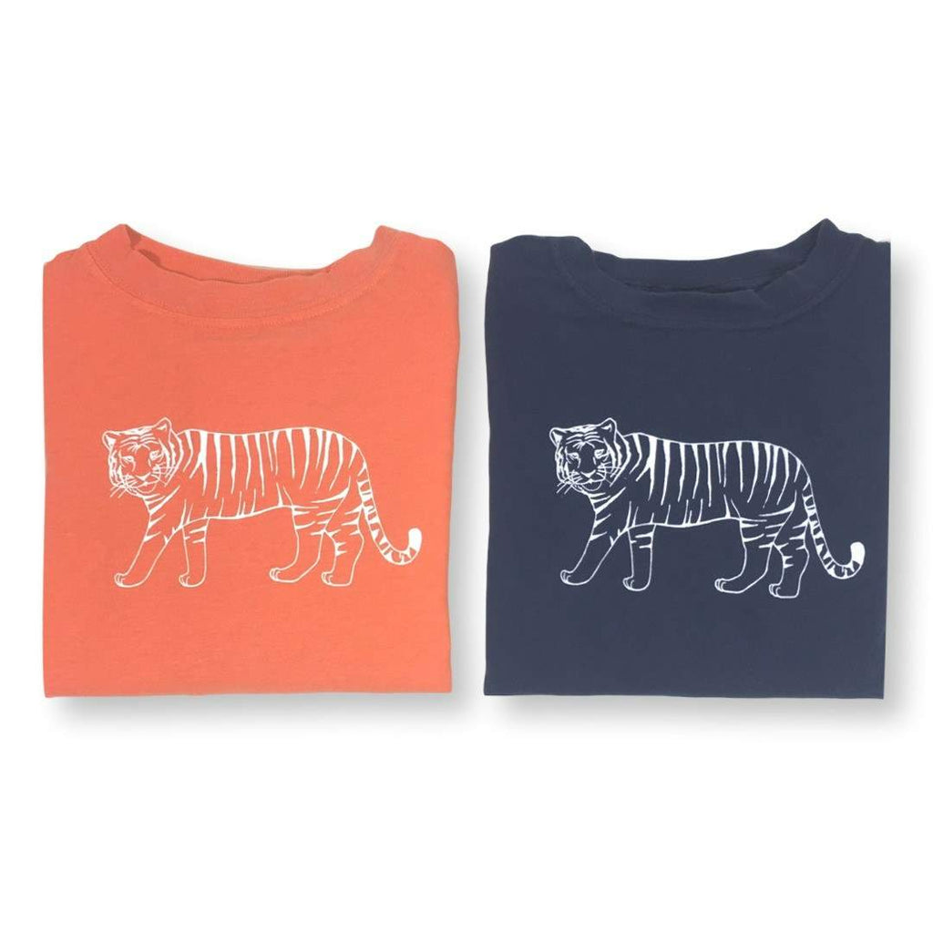 Tiger Long Sleeve Tee-Honey Bee Tees-Comfort Colors