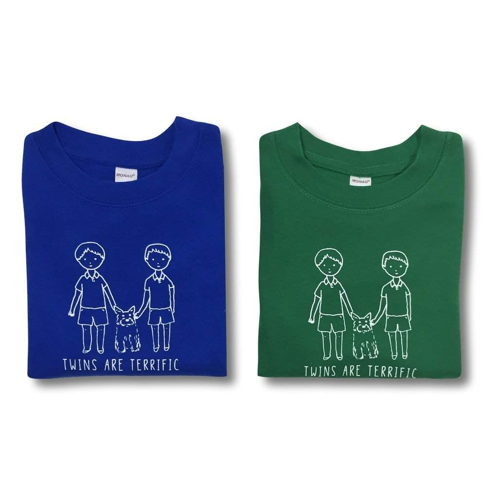 Twin Brothers Short Sleeve Tee-Honey Bee Tees-Monag
