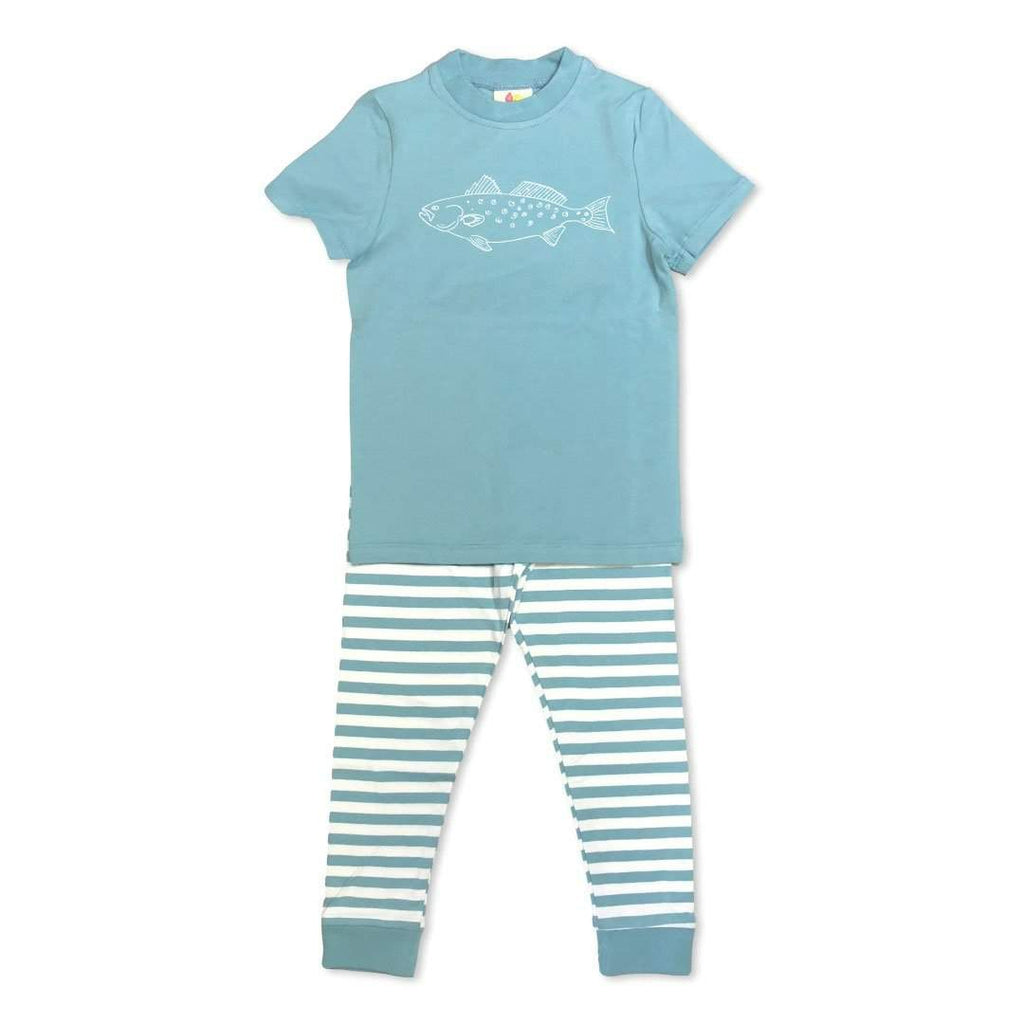 Short Sleeve Speckled Trout Sleepwear-Honey Bee Tees-cf-size-12,pajamas